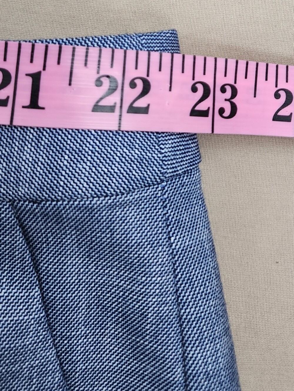 Talbots Plus Women’s Size 20W Blue Straight Leg Dress Pants Minimalist Workwear - Picture 12 of 15